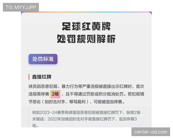足球黄牌规则详解：关键判罚标准与累积影响揭秘